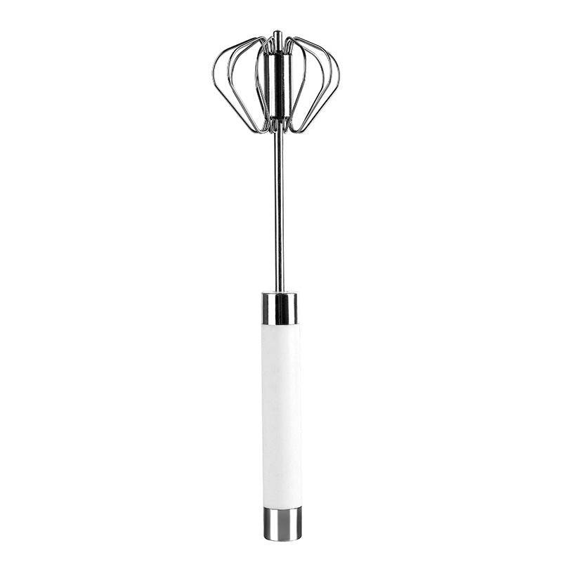 Semi-automatic Stainless Steel Egg Beater Whisk Hand Pressure Rotating Manual Mixer Egg Tools Cream Stirrer Kitchen Accessories - YLORESHOP