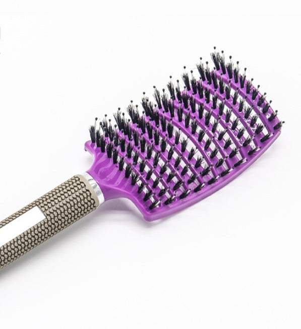 Hairbrush Anti Klit Brushy Haarborstel Women Detangler Hair Brush Bristle Nylon Scalp Massage  Teaser Hair Brush Comb - YLORESHOP