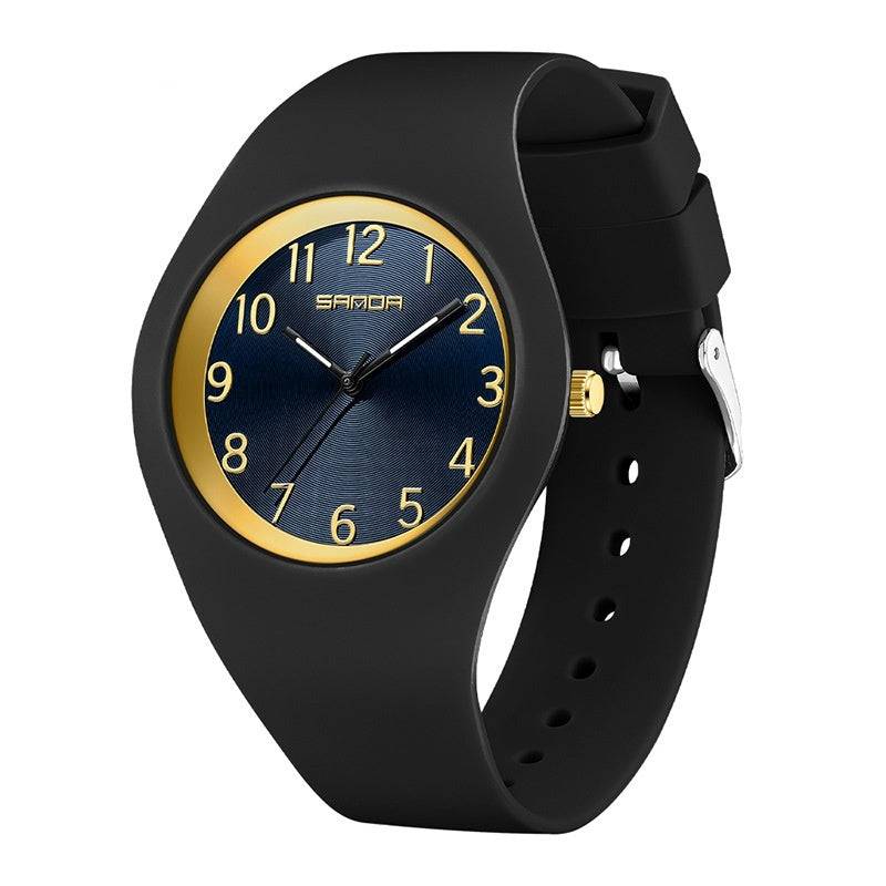 Student Thin And Light Silicone Strap Waterproof Simple Fashion Electronic Watch - YLORESHOP