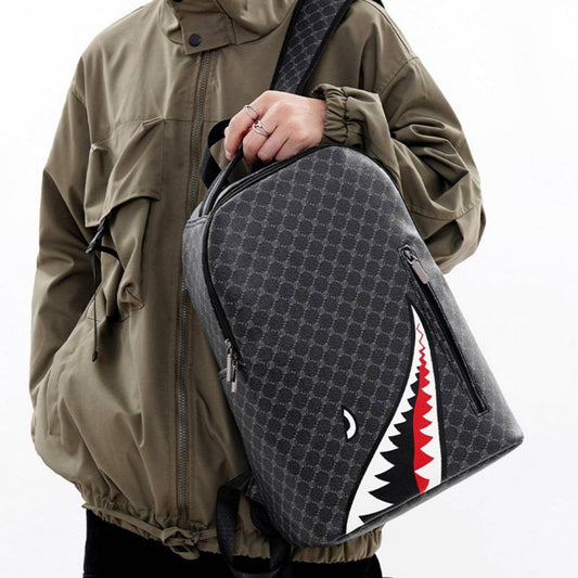 Shark Backpack Business Large Capacity Men