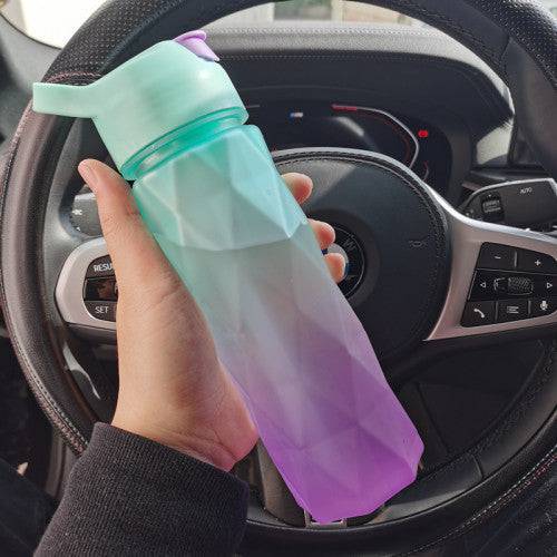 Spray Water Bottle For Girls Outdoor Sport Fitness Water Cup Large Capacity Spray Bottle Drinkware Travel Bottles Kitchen Gadgets - YLORESHOP