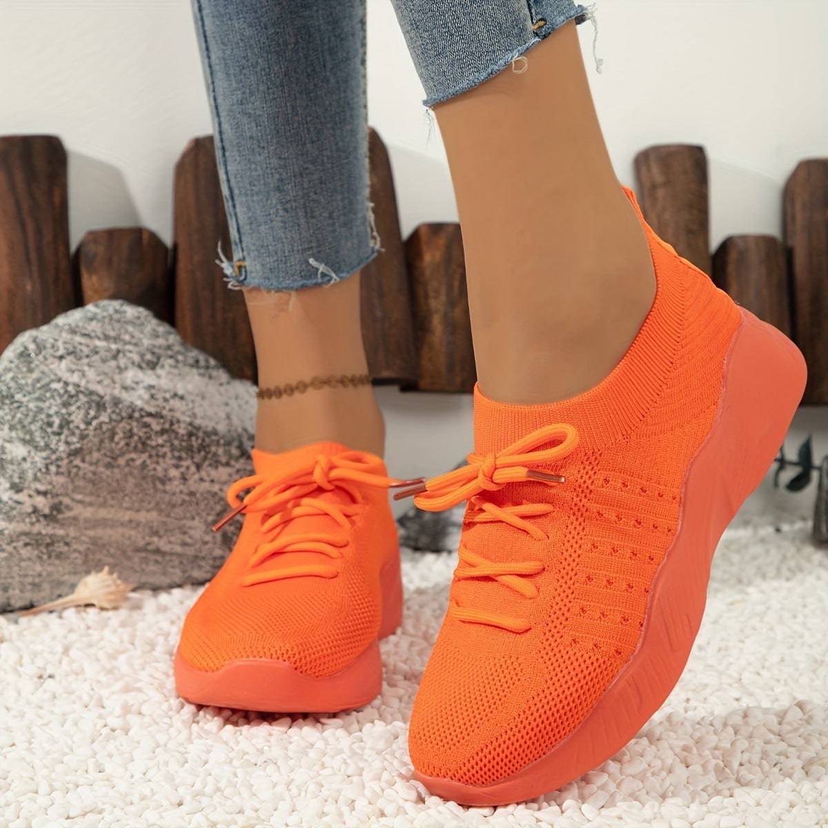 Scarpe sportive da donna casual leggere e traspiranti con fondo morbido