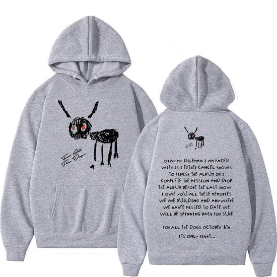 Rapper Drake For All The Dogs Letter Hoodie - YLORESHOP