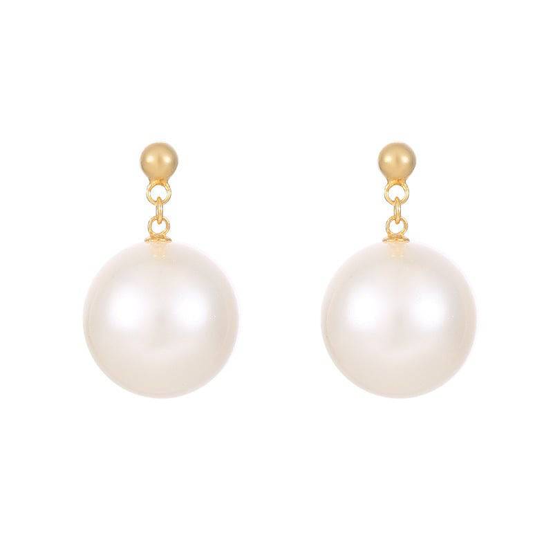 Niche Simple Pearl Stud Earrings Women - YLORESHOP