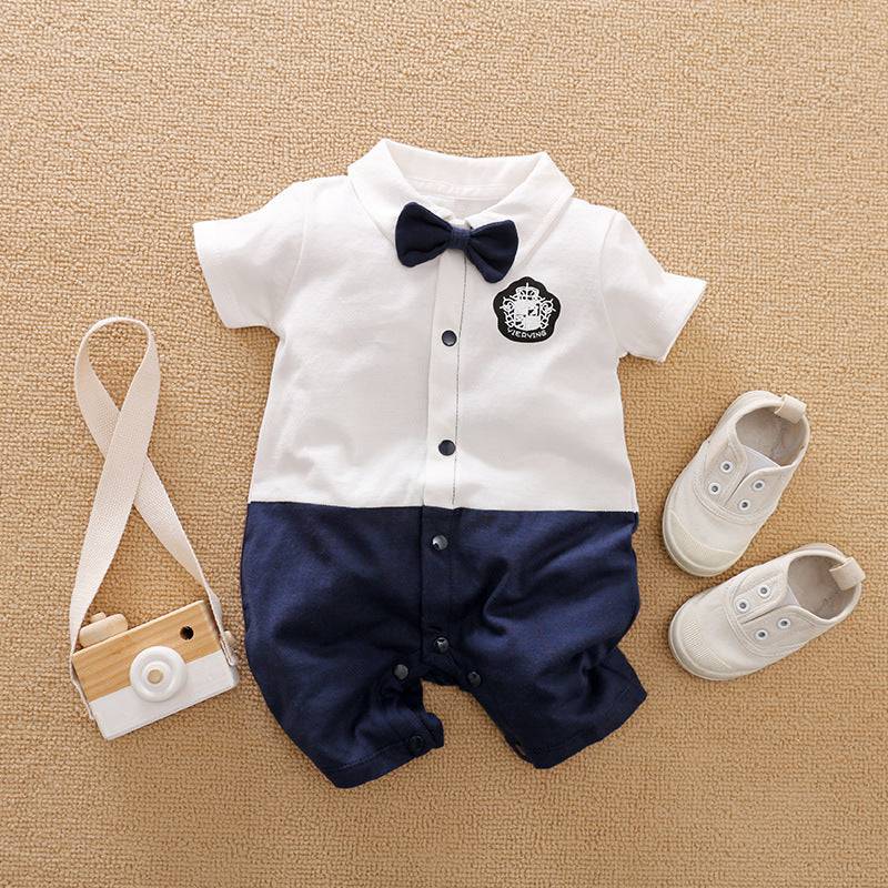 Gentleman's Baby Clothes, Long-sleeved Baby Clothes, Gentleman's Romper - YLORESHOP