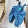 Boys' Fashion Simple Denim Backpack Pants - YLORESHOP