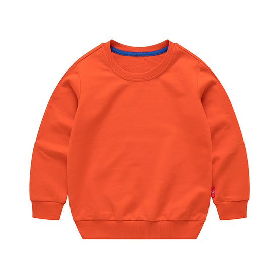 Boys' colorful, loose-fitting, round-neck long-sleeved sweater - YLORESHOP
