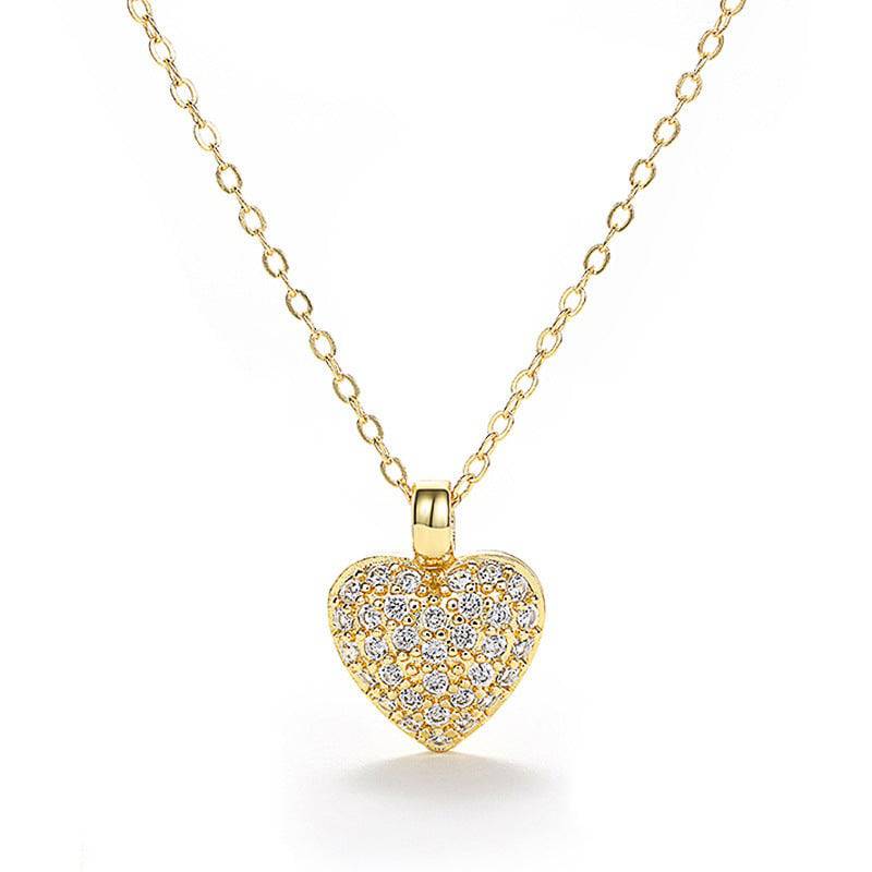 Love Suit Peach Heart Exquisite Necklace For Women - YLORESHOP