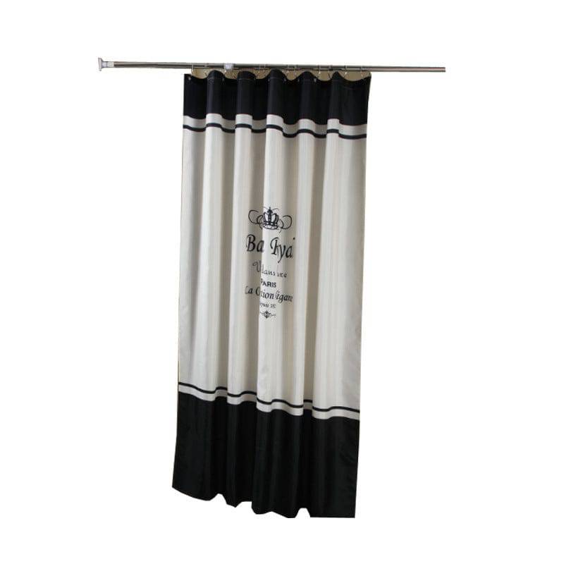 Waterproof Shower Curtain Spring Spun Polyester Shower Curtain - YLORESHOP