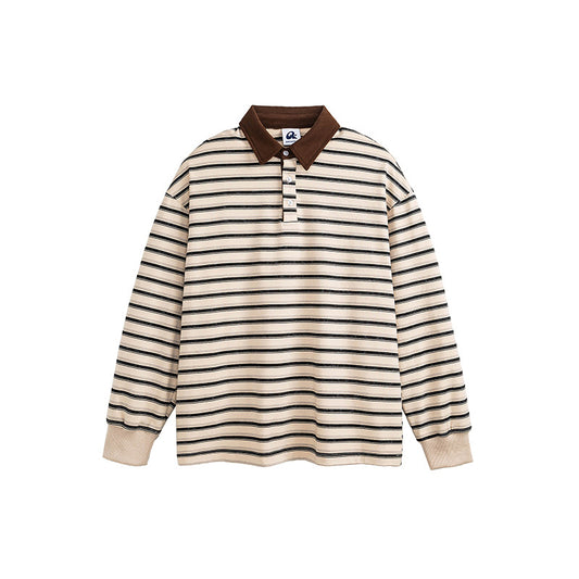 Color Matching Long Sleeve Spring Men's Sweater - YLORESHOP