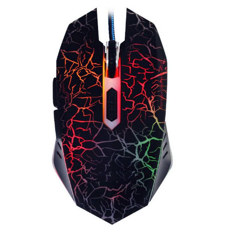 Set di tastiere da gioco cablate retroilluminate tricolore J10, tastiera per mouse da gioco luminosa colorata, tastiera russa