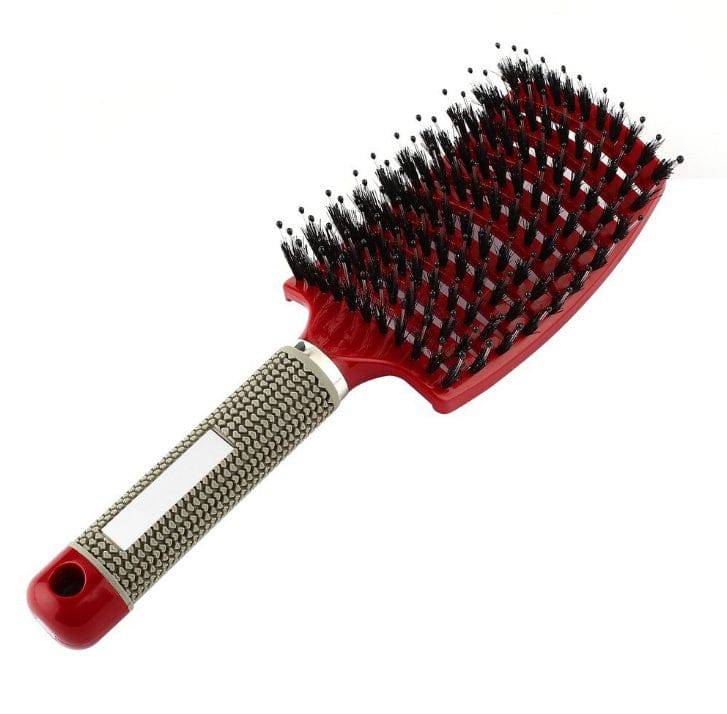 Hairbrush Anti Klit Brushy Haarborstel Women Detangler Hair Brush Bristle Nylon Scalp Massage  Teaser Hair Brush Comb - YLORESHOP