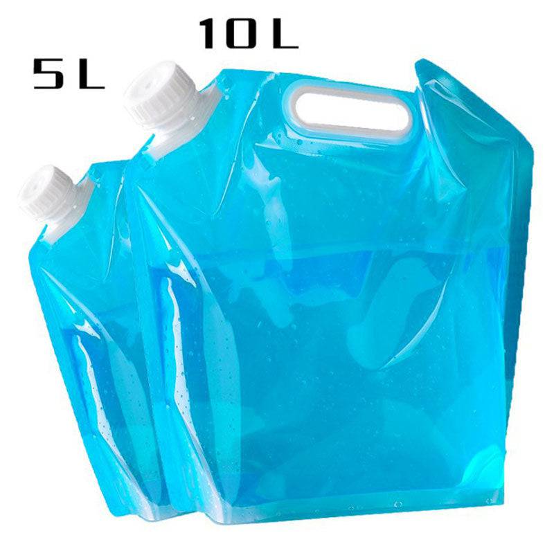 PVC Outdoor Camping Hiking Foldable Portable Water Bags Container - YLORESHOP