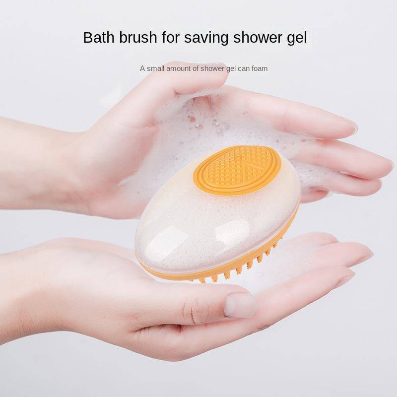 Spazzola da bagno per cani e gatti 2 in 1 Pet SPA Massaggio Pettine Morbido silicone Animali domestici Doccia Toelettatura capelli Cmob Strumento per la pulizia del cane Prodotti per animali domestici