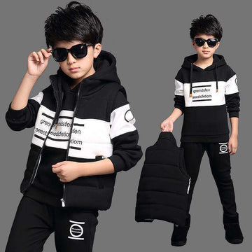 Boys Clothes Sport Suit Casual Boys Clothing 3ps Sets - YLORESHOP