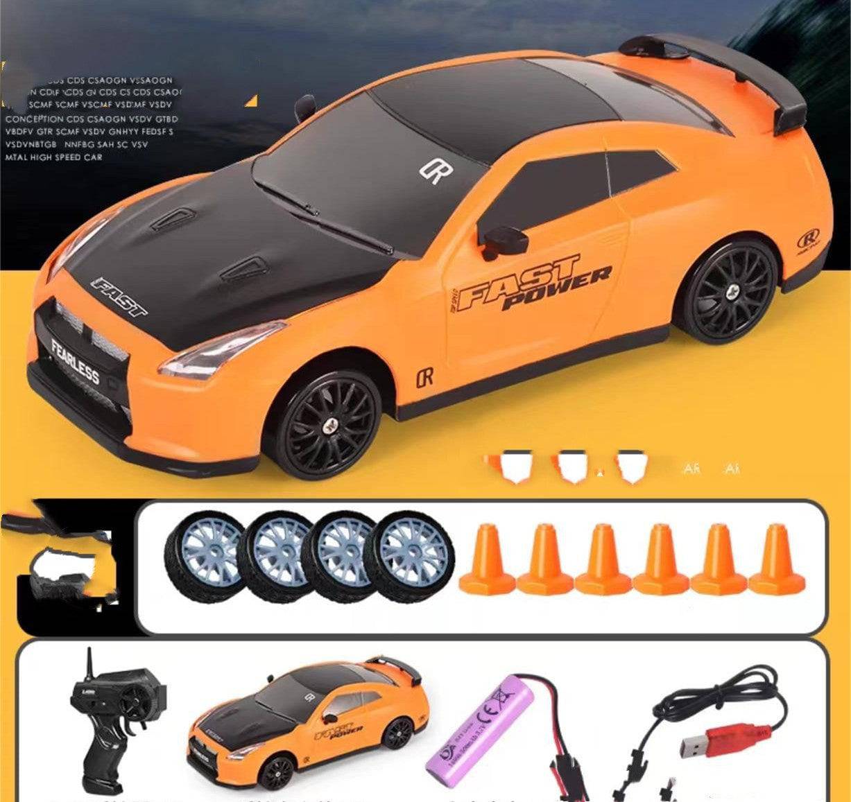 2.4G Drift Rc Auto 4WD RC Drift Auto Giocattolo di Controllo Remoto GTR Modello AE86 Veicolo Auto RC Auto da Corsa Giocattolo per I Bambini Regali Di Natale