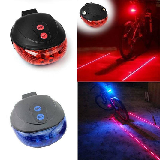 Bicycle Tail Light (5LED+2Laser) - YLORESHOP