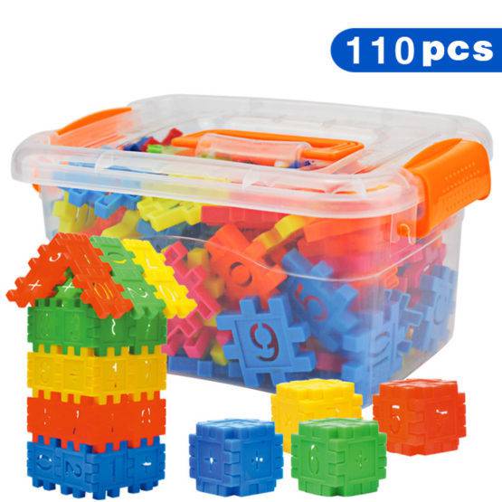 110 pz Set FAI DA TE Lepin Building Blocks Neonati E Ragazze 3D Blocchi Divertenti Mosaico Educativo Giocattoli Per I Bambini Bambini Block Toys