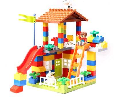 Children's puzzle building blocks, boys and girls, city baby, children's toys, early childhood toys