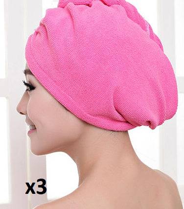 Women's Hair Dryer Cap, Absorbent Dry Hair Towel - YLORESHOP