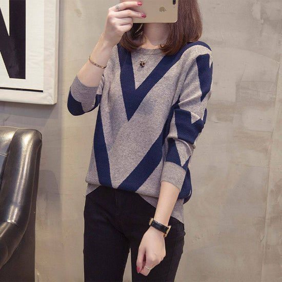 Women's Autumn Crew Neck Sweater - YLORESHOP