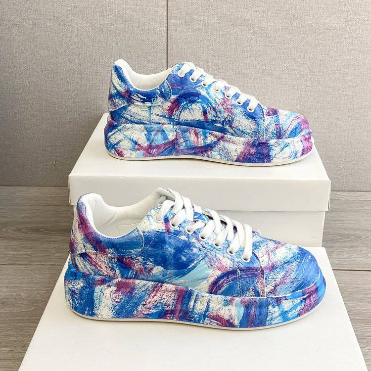 Graffiti Sneakers Plus Size Casual Sneakers - YLORESHOP