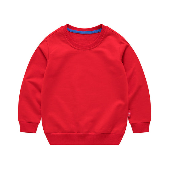 Boys' colorful, loose-fitting, round-neck long-sleeved sweater - YLORESHOP