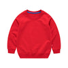 Boys' colorful, loose-fitting, round-neck long-sleeved sweater - YLORESHOP