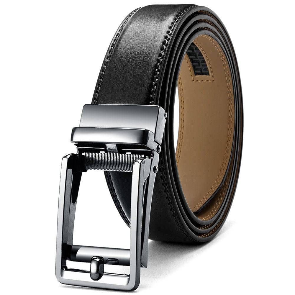 Reprint Anti-pull Alloy Automatic Buckle Belt Men - YLORESHOP