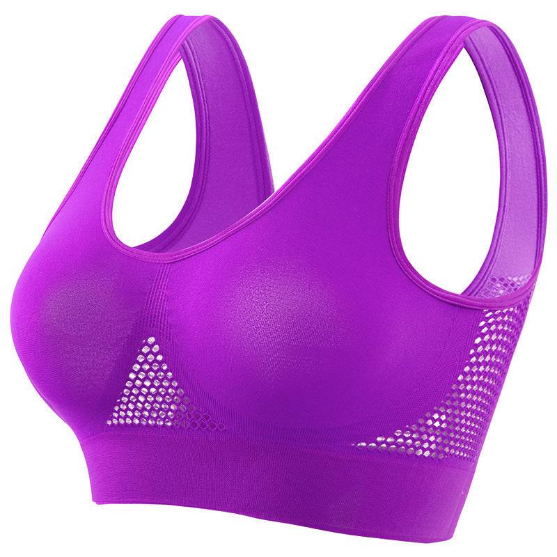 Plus Size Women's Small Chest Push-up Workout Running Yoga - YLORESHOP