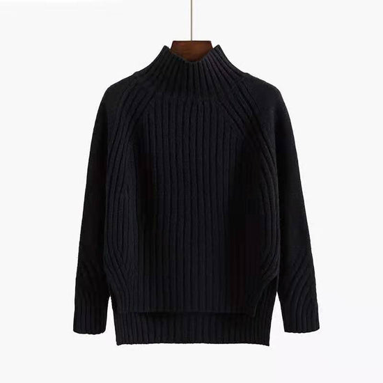 Turtleneck Pullover Long-Sleeved Sweater - YLORESHOP