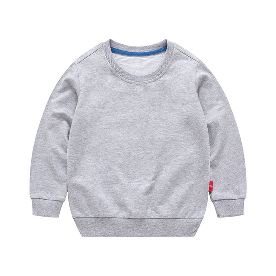 Boys' colorful, loose-fitting, round-neck long-sleeved sweater - YLORESHOP