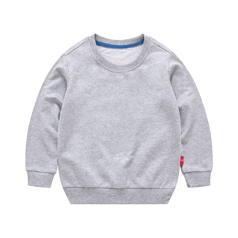 Boys' colorful, loose-fitting, round-neck long-sleeved sweater - YLORESHOP