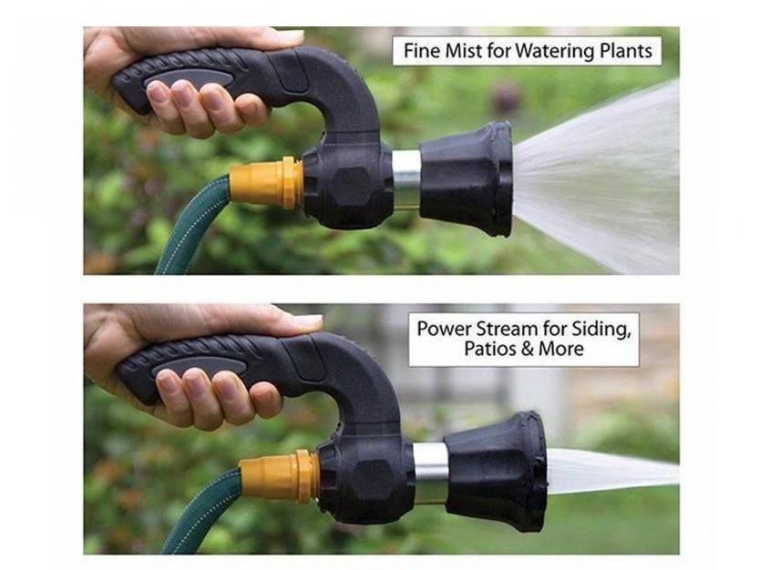 Mighty Power Hose Blaster Ugello Lavaggio auto per prato giardino