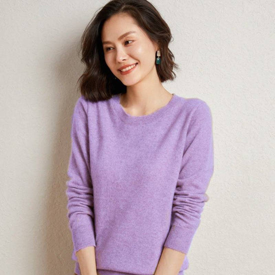 Round Neck Bottoming Shirt Long Sleeve Pullover - YLORESHOP