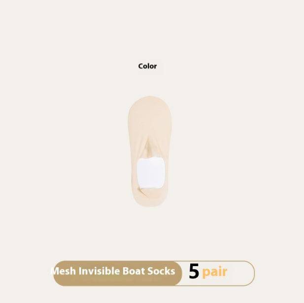 Women's Summer Thin Breathable Traceless Invisible Socks - YLORESHOP