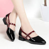 Bright Leather Soft Bottom Contrast Color Hollow Leather Shoes Women's Sandals - YLORESHOP