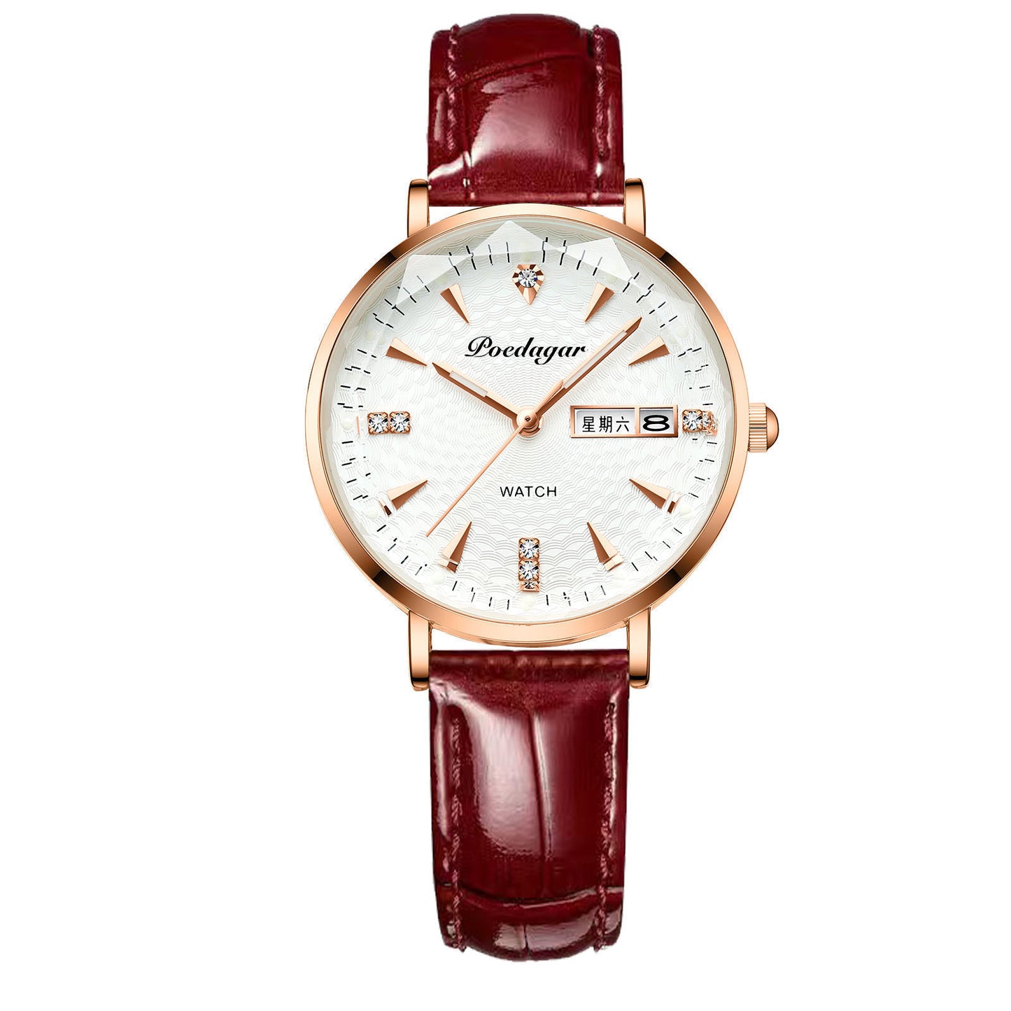 Women's Watch Double Calendar Quartz - YLORESHOP