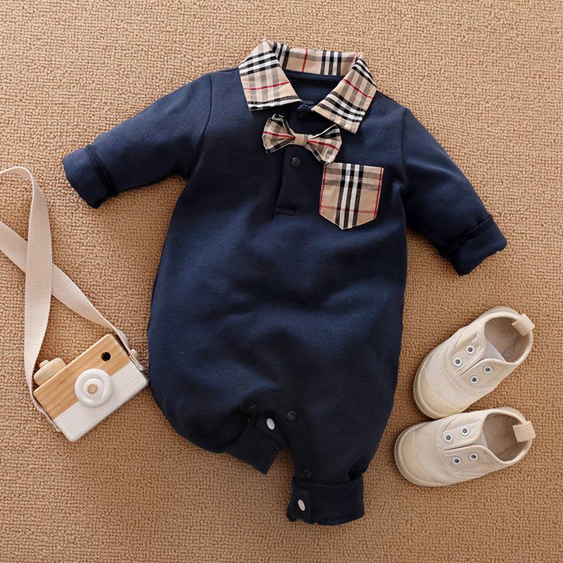 Gentleman's Baby Clothes, Long-sleeved Baby Clothes, Gentleman's Romper - YLORESHOP