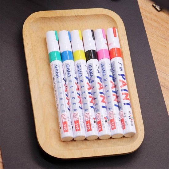 Colorful Waterproof Pen Car Tyre Tire Tread CD Metal Permanent Paint - YLORESHOP