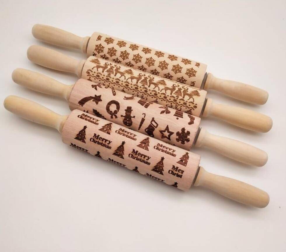 Rolling Pin Christmas Embossing - YLORESHOP