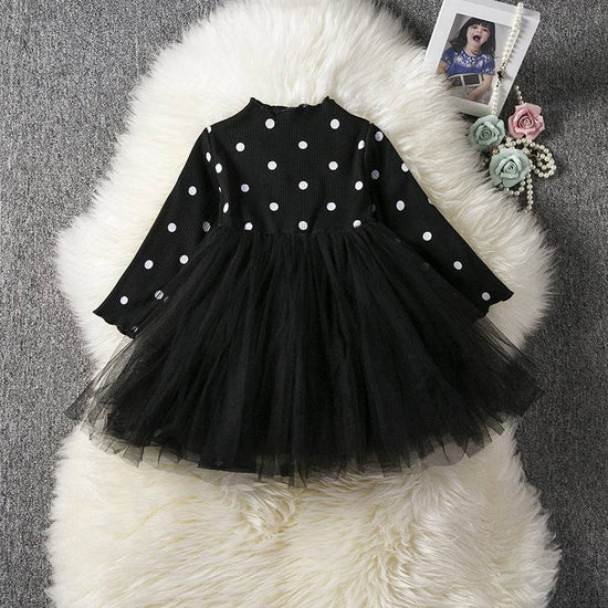 Baby Girls Spring Winter Long Sleeve Tutu Lace Dresses Infantil Newborn 1st Birthday Party Clothes Christening Gown Casual Wear - YLORESHOP