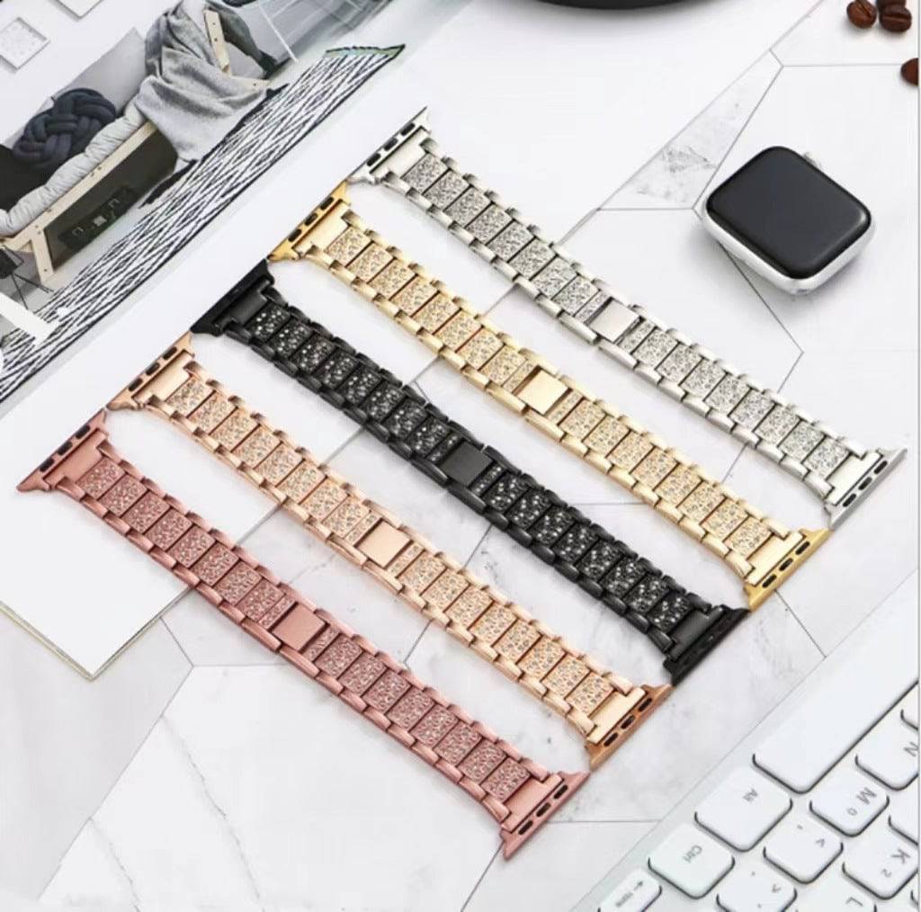 Jewelry Chain Strap For A Pple Watch Band Ultra 49mm 40mm 44mm 42mm 38mm Bracelet Diamond Wrist IWatch Band SE 6 7 8 9 45MM 41MM - YLORESHOP