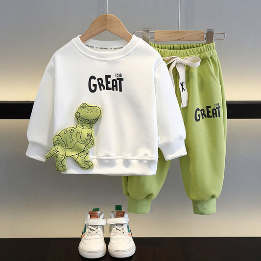 Boys Sweater Suit Clothes Fashionable Children