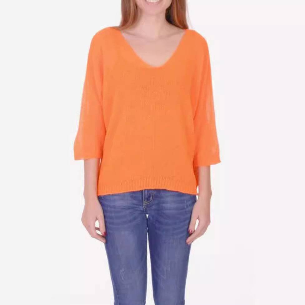 European And American Women's Clothing Short Pullover Top - YLORESHOP