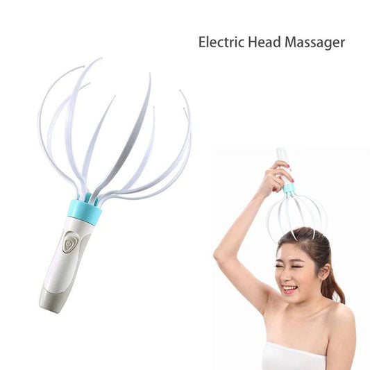 Head Massager Scalp Vibration Massage Eight Claw Electric Household Massager Head Masager Body Care - YLORESHOP