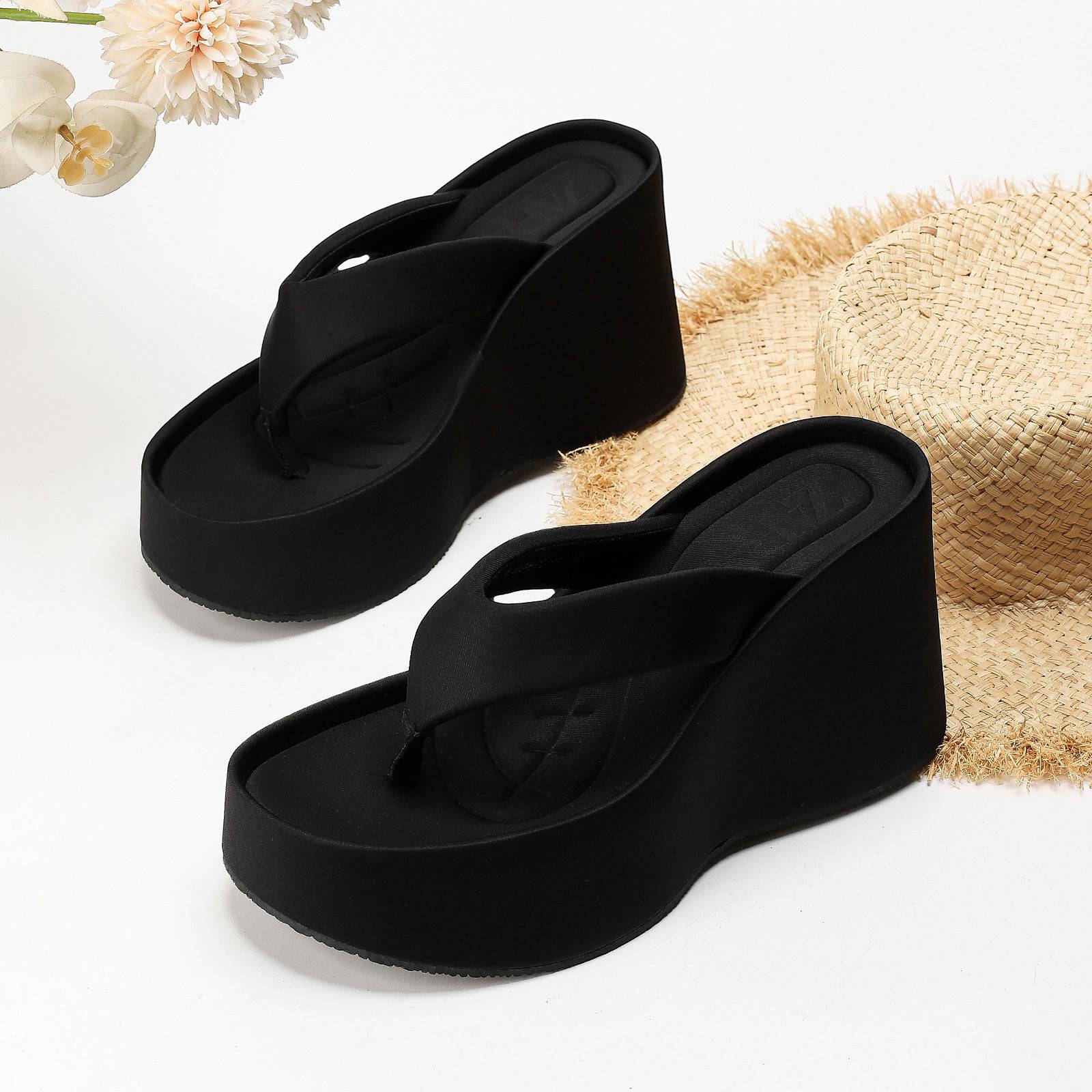 Thick Soled Slippers Woman Lady Shoes Sandals America Africa - YLORESHOP