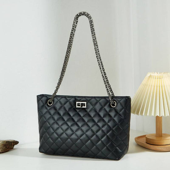 Women's Chain Portable One-shoulder Crossboby Bag Fashion Diamond Plaid - YLORESHOP