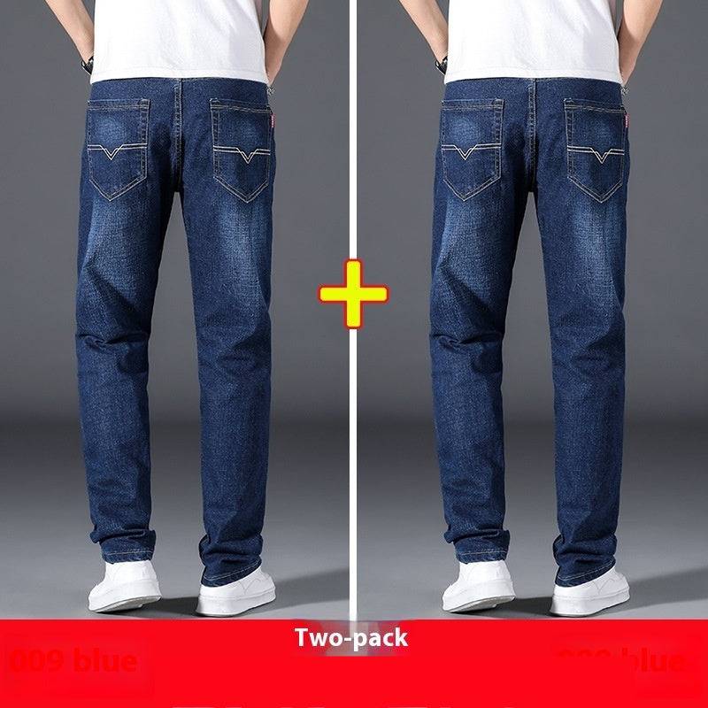 Summer Thin Jeans Men's Loose Straight - YLORESHOP