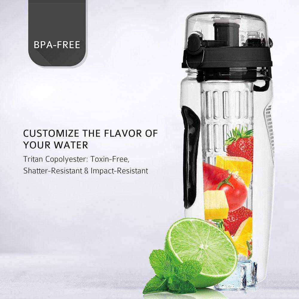 1000ml Water Fruit Bottle BPA Free Plastic Sport Fruit Infuser Water Bottles With Infuser Juice Shaker Drink Bottle Of Water - YLORESHOP